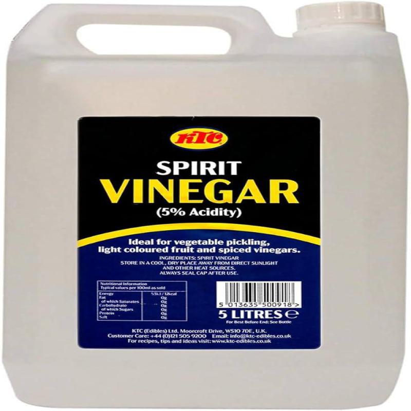 KTC white vinegar(5 % Acidity) - 5 Lt. (Pack of 4)