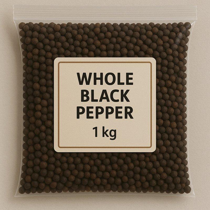 Whole black pepper 1 kg