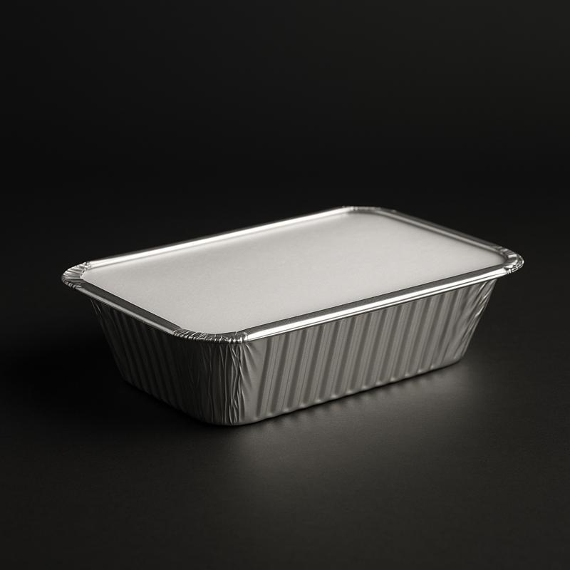 No. 6 Aluminum Foil containers with lids
