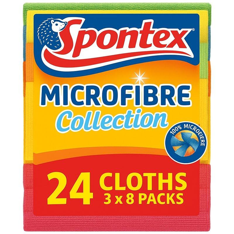 Spontex microfiber Cloth- 24 pc.