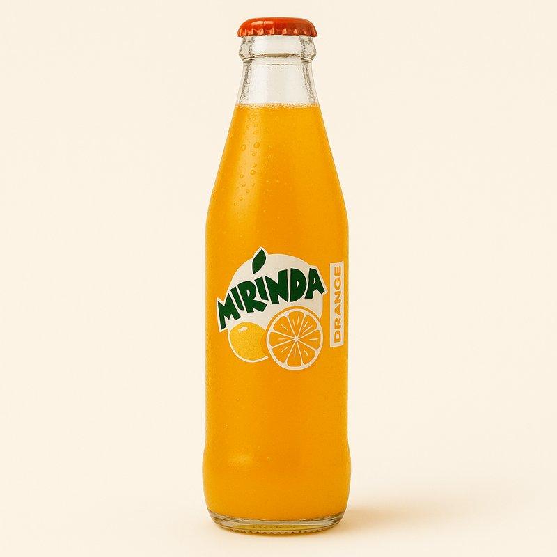 Mirinda Orange - 250 ML (pack of 24) - Glass Bottle