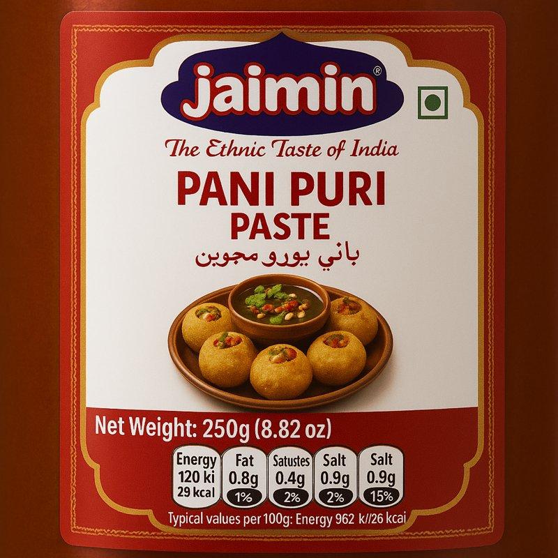 Jaimin Pani Puri paste 250 Gm (pack of 6)