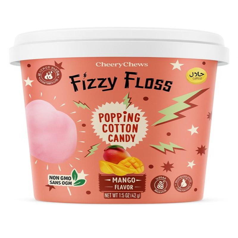 popping cotton candy mango 60 Gm - pack of 18