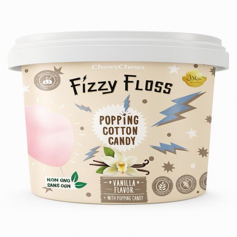 popping cotton candy vanilla 60 Gm - pack of 18