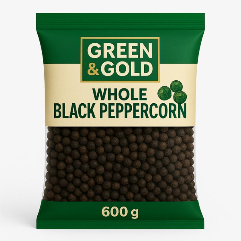 Whole Black Peppercorn 600 Gm