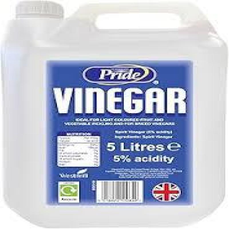 Pride white vinegar 4x5ltr