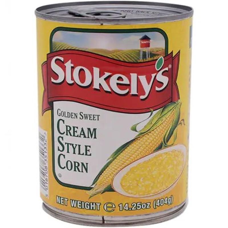 Stokelys cream style corn 12x404g