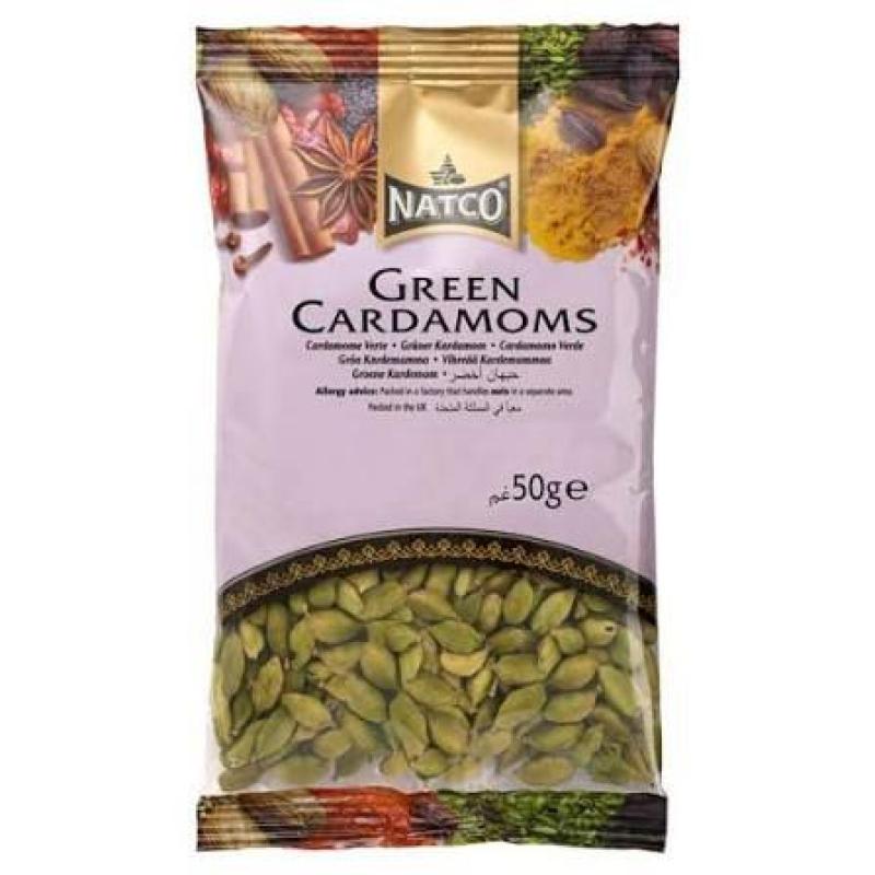 Natco Green Cardamoms 10x50gm