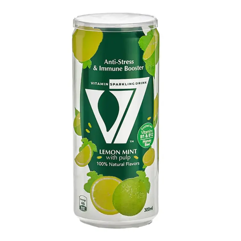 V7 Beverage Can Lemon Mint